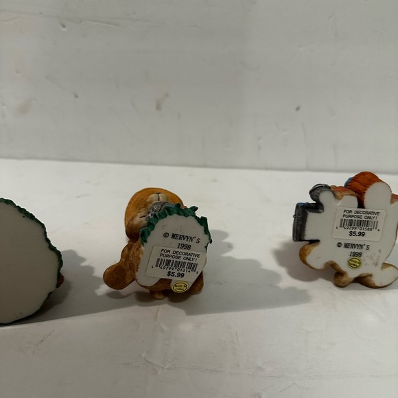 Vintage Mervyns 1998 Bunny Family Figurines Lot of 3 new Easter bunnies - Picture 11 of 11